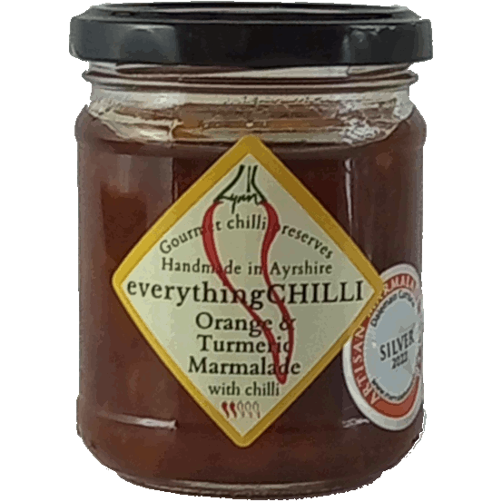 Jar of Orange & Turmeric Chilli Marmalade