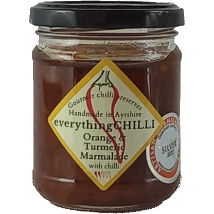 Jar of Orange & Turmeric Chilli Marmalade