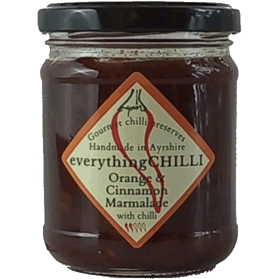 Jar of Orange & Cinnamon Chilli Marmalade