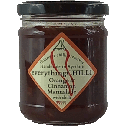 Jar of Orange & Cinnamon Chilli Marmalade