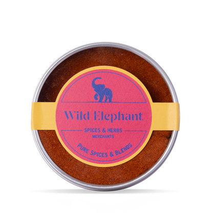 Organic Cayenne Pepper Powder by Wild Elephant in a 200g package, vibrant red spice for herbs and spices cooking.