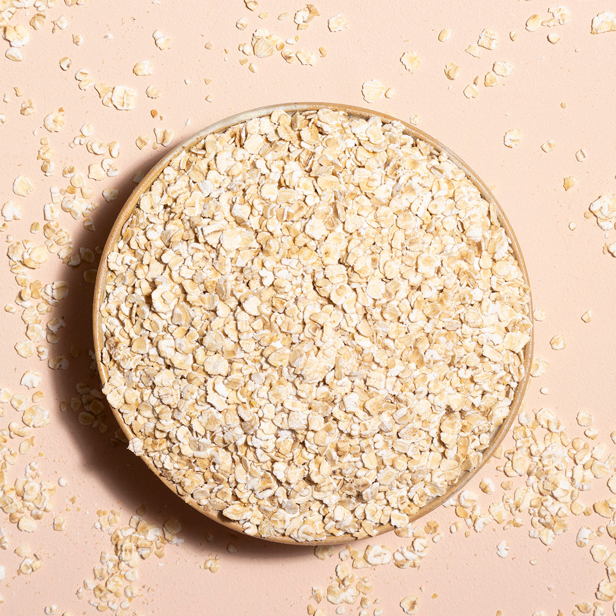 Organic Porridge Oats cereal from Whole Food Earth, showing a close-up of the wholesome oats in a bowl.