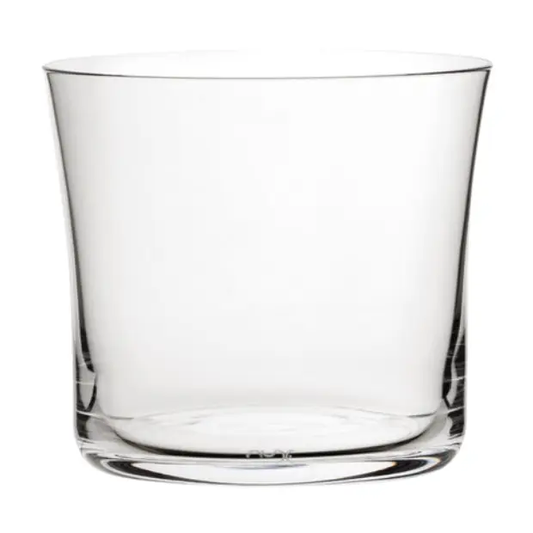 Savage lowball whisky tumbler by Glassware UK, 290ml clear glass with a smooth, rounded shape for spirits and cocktails.