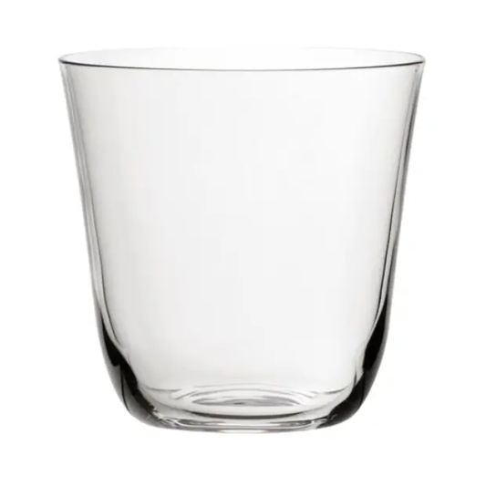 Savage Water Glass 260ml whisky tumbler by Glassware UK, clear glass with smooth rim, suitable for water or spirits.