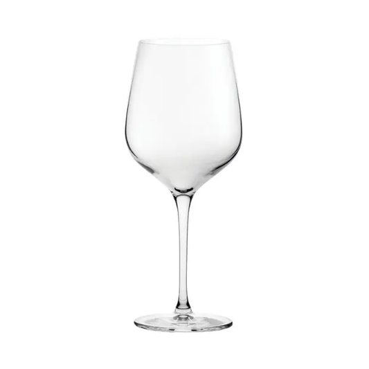 Clear white wine glass by Glassware UK, 320ml, with a slender stem and wide bowl, perfect for serving white wine.