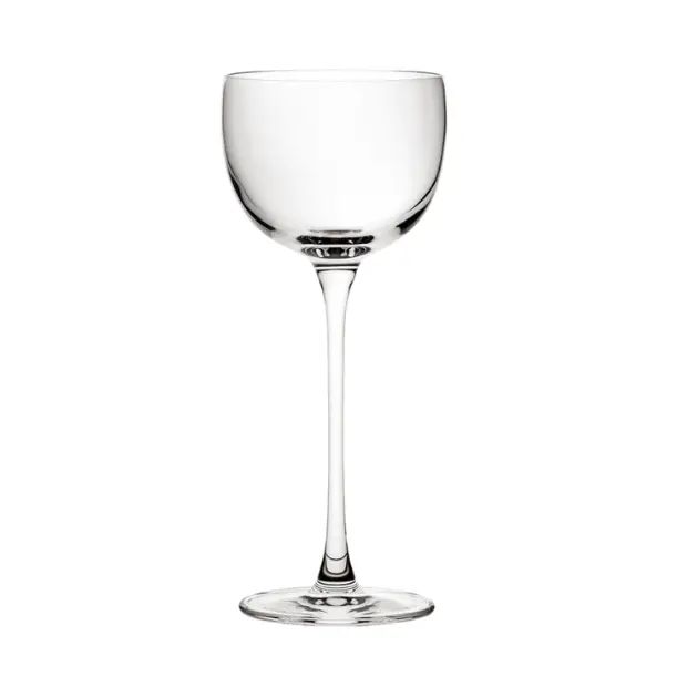 Savage Pony Glass 135ml cocktail glass by Glassware UK, clear glass with a sleek, rounded bowl and sturdy stem.