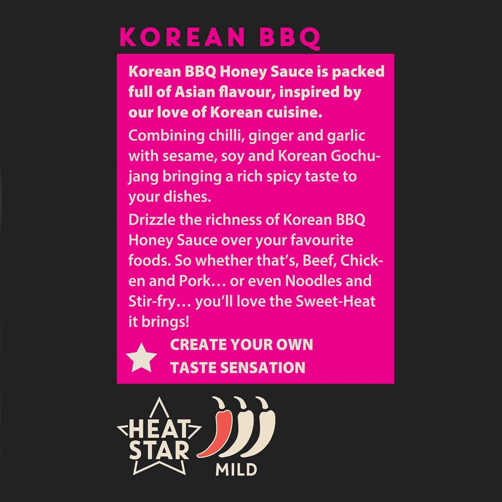 Asian sauce trio gift set from Hot Star Honey, featuring Korean BBQ sauce labels and diverse flavorful sauces.