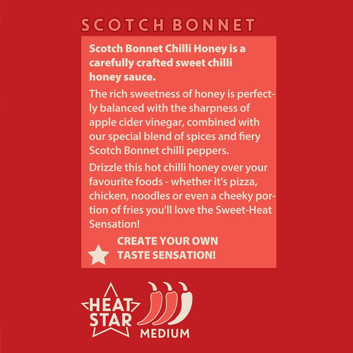 Hot Star Honey Hot Honey Sauce Trio gift set with labeled bottles, perfect for spicy honey lovers.