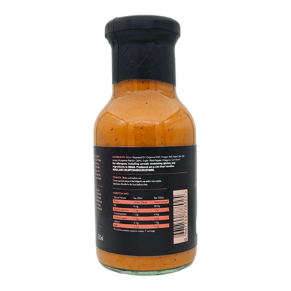 FireFly Barbecue Nashville Hot Sauce bottle, showcasing vibrant label and spicy BBQ sauce in a clear glass container