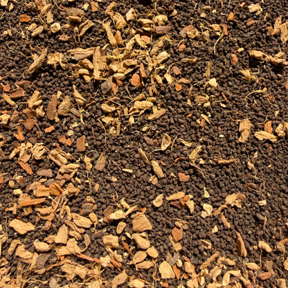Loose leaf decaf masala chai black tea by Porter Hill Tea Company with aromatic spices and rich, flavorful tea leaves.