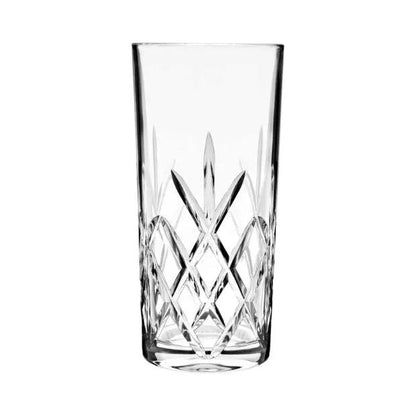 Flamenco Crystalite Full Cut Highball Glasses - 350ml - Set of 6