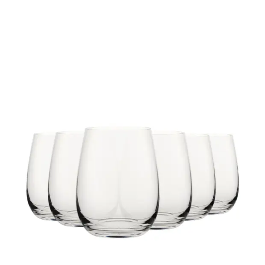 Set of two Bolero Whisky Glass Tumblers by Glassware UK, 350ml capacity, clear glass with a classic tumbler design for whisky.
