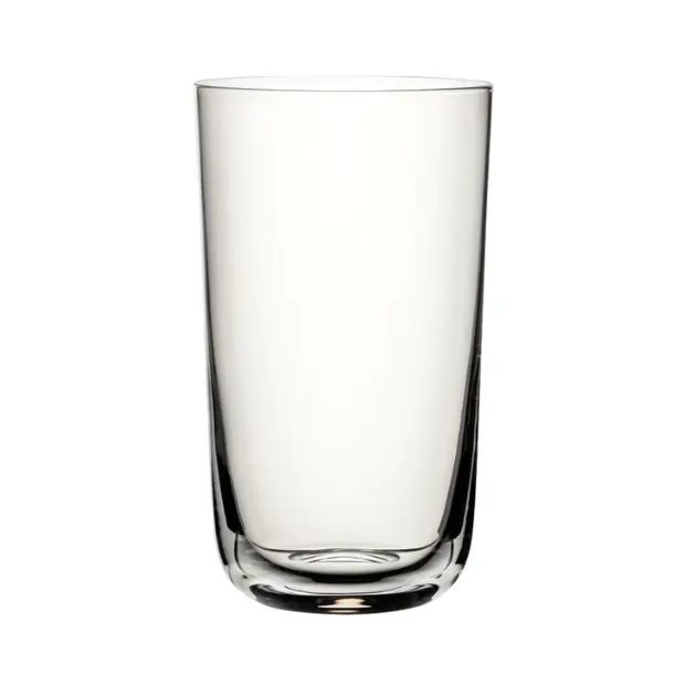 Clear Raffles Highball Glass by Glassware UK, 420ml whisky tumbler with a sleek design for serving highball cocktails.