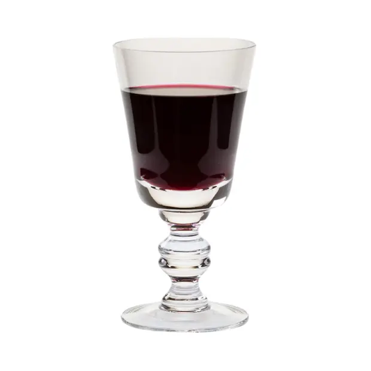 Red wine glass goblet from Glassware UK, 500ml capacity, clear glass with a wide bowl and sturdy stem, designed for enjoying wine.