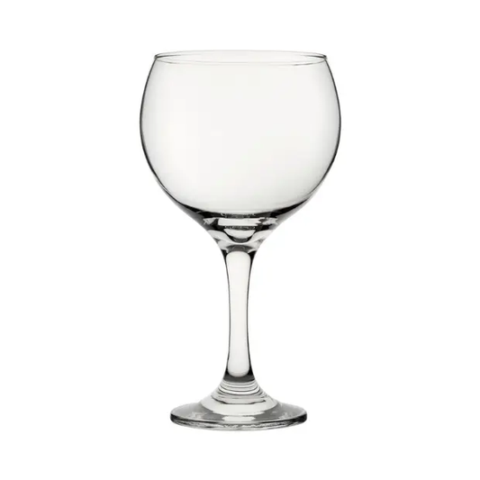 Set of two Glassware UK Bistro Gin Glasses, 640ml, clear with a wide bowl and tall stem for serving gin drinks.
