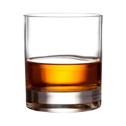 Krosno 290ml straight sided whisky tumbler with clear glass and simple design, perfect for enjoying whisky.