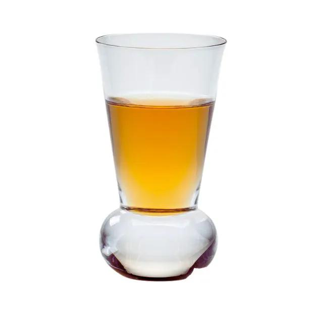 Glassware UK Krosno Crystal Firing Glass whisky tumbler, 100ml, clear cut crystal with elegant design, perfect for spirits and whisky.