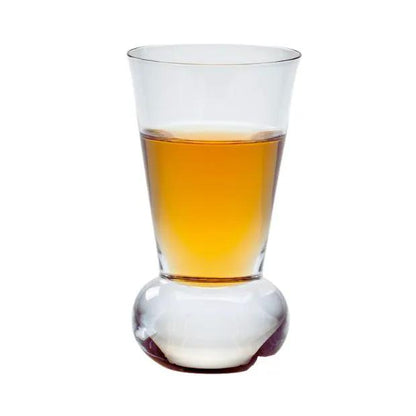 Glassware UK Krosno Crystal Firing Glass whisky tumbler, 100ml, clear cut crystal with elegant design, perfect for spirits and whisky.