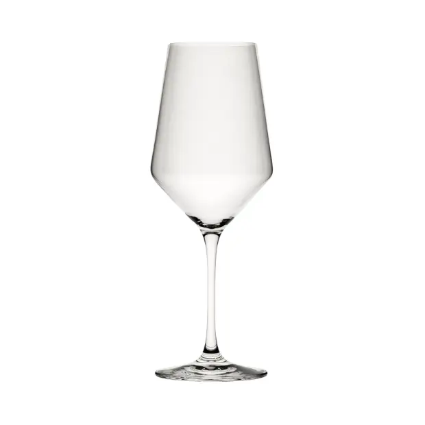 Murray red wine glass from Glassware UK, 560ml capacity, clear glass with a tall stem and rounded bowl for wine serving.