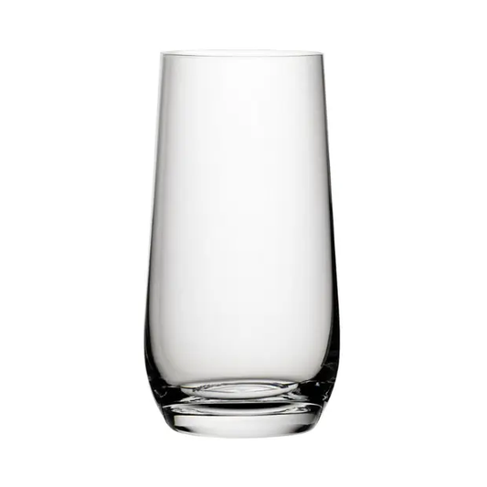 Clear Murray highball glass from Glassware UK, 480ml whisky tumbler with a sleek cylindrical design and smooth rim.