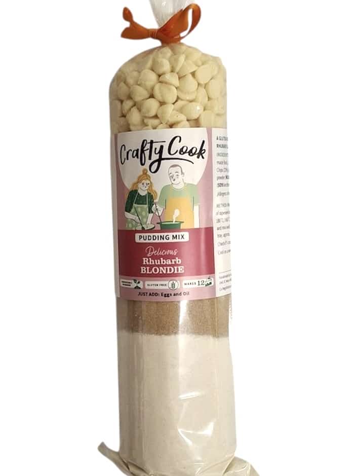 Rhubarb Blondie Pudding Mix from Crafty Cook by Kandy Kitchen Creations