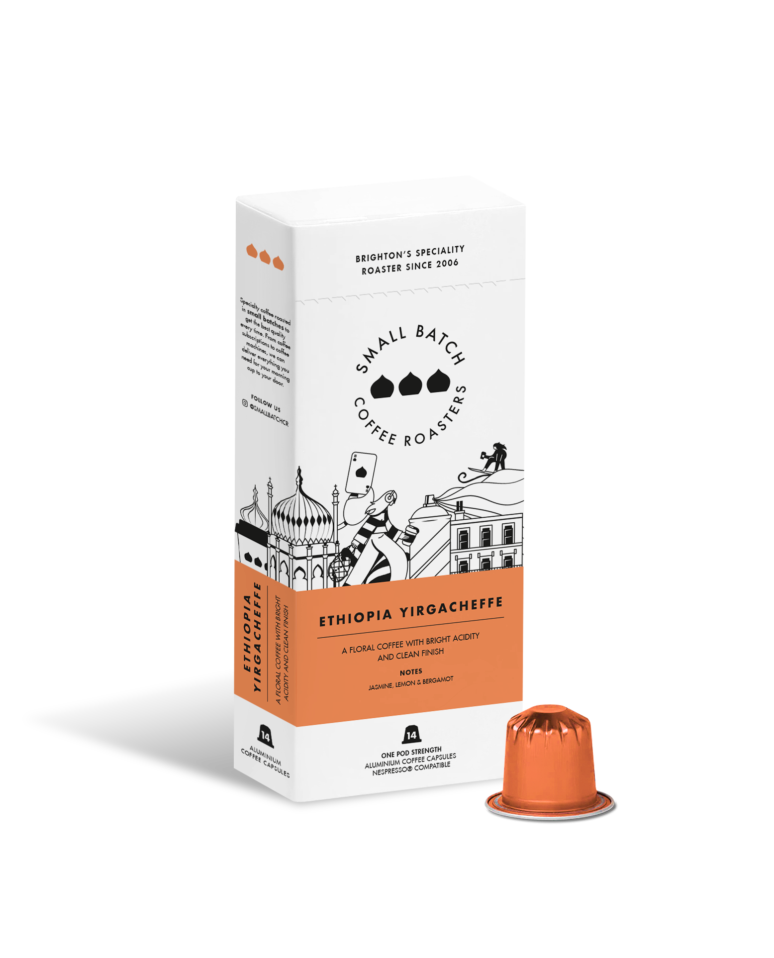 Ethiopia Yirgacheffe Coffee Pods - Small Batch Coffee Roasters