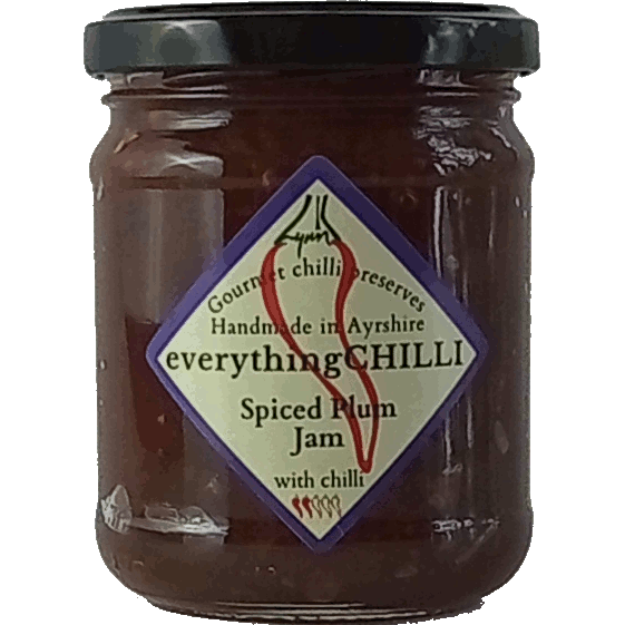 Jar of Spiced Plum Chilli Jam