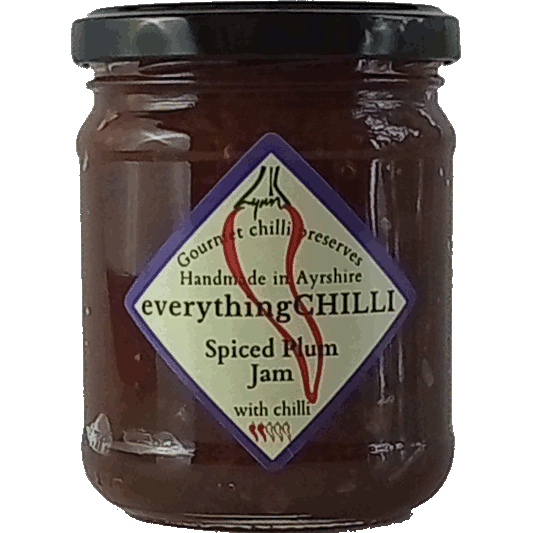 Jar of Spiced Plum Chilli Jam