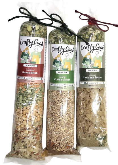Crafty Cook Hamper10 Savoury Bundle with assorted savory snacks and treats, displayed in a decorative gift hamper.