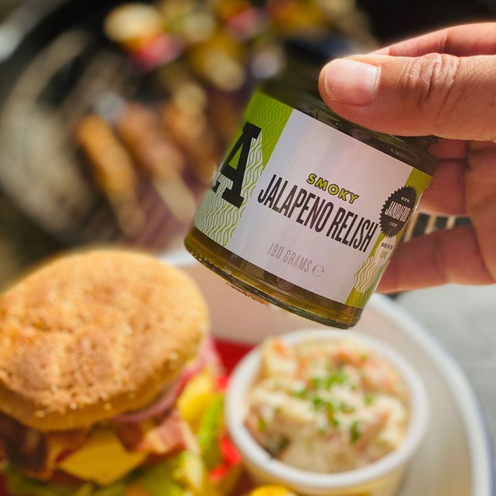 Janda Chilli Lover's Trio gift box featuring smoky jalapeno relish in a colorful presentation.