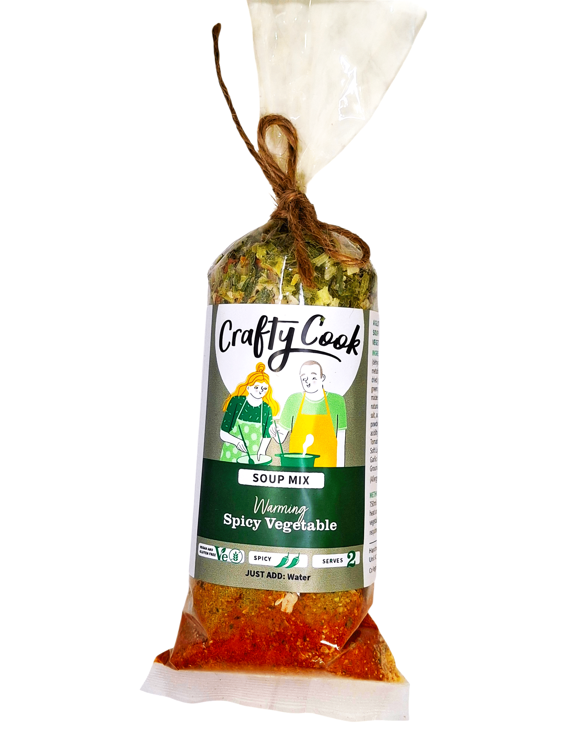 Gluten-free spicy vegetable meal from Crafty Cook, featuring vibrant, fresh ingredients in a ready-to-eat dish.