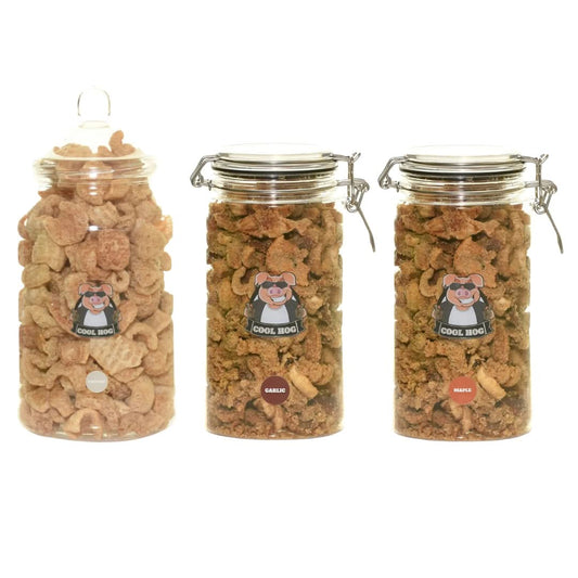 Package of Cool Hog Snacks The Extra Crispy Dad Bundle with crispy snack products and bold branding on the packaging.