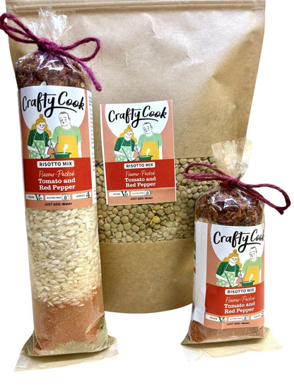 Tomato and Red Pepper Risotto Mix. Dried Meal Kit from Crafty Cook by Kandy Kitchen Creations