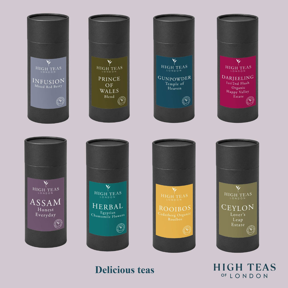 Assam Mangalam FTGFOP1 high-quality tea in tubes, showcasing premium Assam Mangalam tea leaves from High Teas.