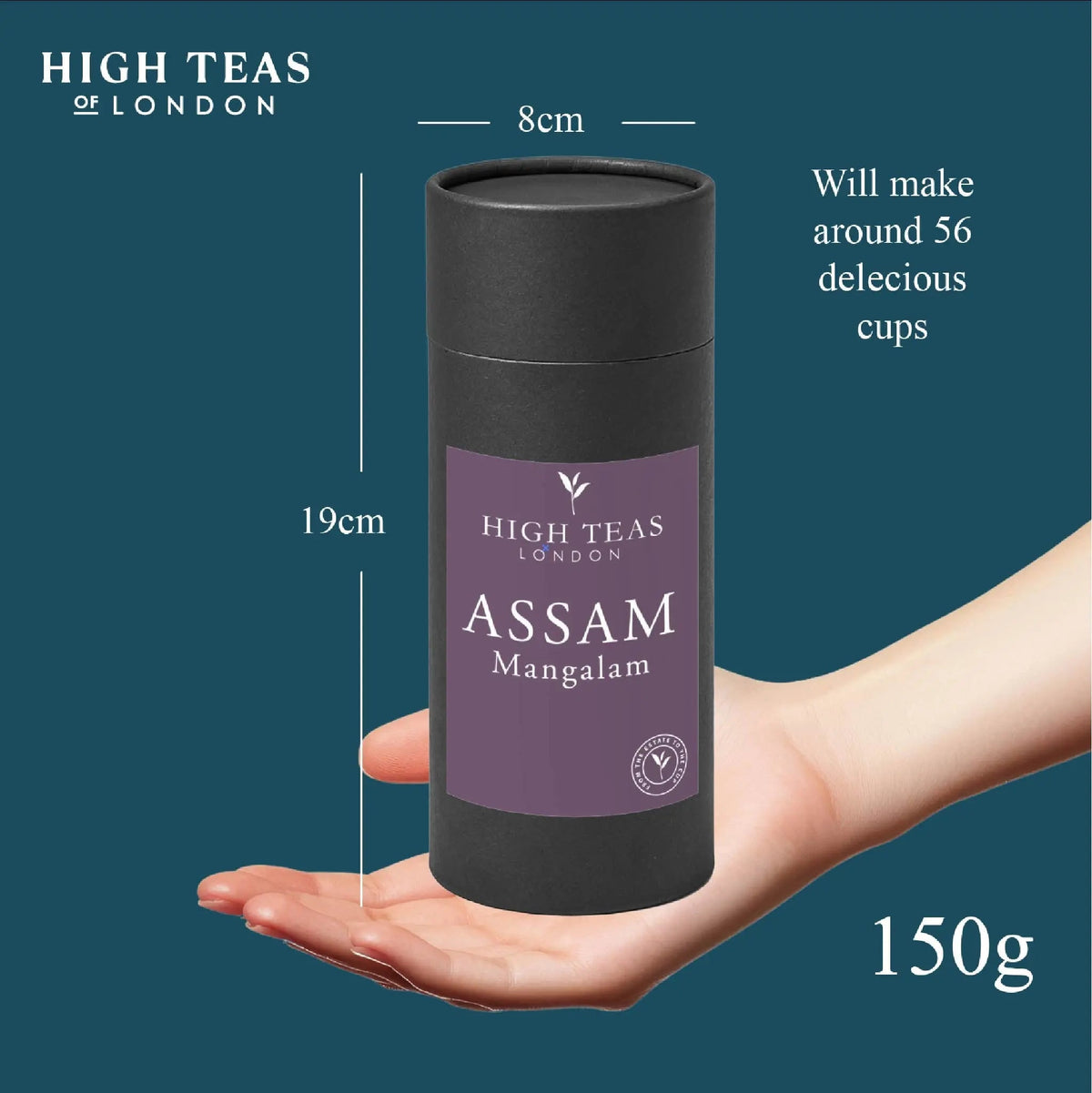 Assam Mangalam FTGFOP1 tea leaves from High Teas, fresh and whole, showcasing high-quality, premium Assam tea for brewing.
