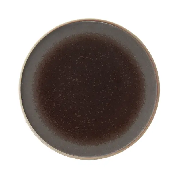 Glassware UK 7-inch truffle plate with a smooth ceramic surface, ideal for serving small confections or appetizers.