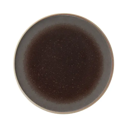 Glassware UK 7-inch truffle plate with a smooth ceramic surface, ideal for serving small confections or appetizers.