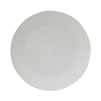 Glassware UK Manna 6.5-inch ceramic plate with a smooth, round design, ideal for serving or display.