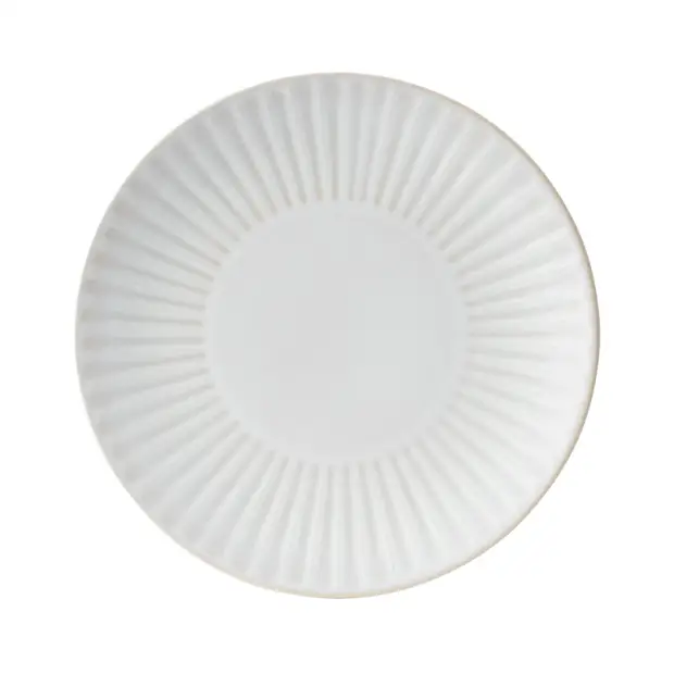 Venus Coupe Plate 11-inch glass plate from Glassware UK, with a sleek, modern design and smooth, rounded edges.