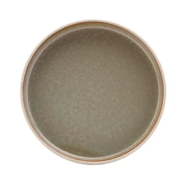 Glassware UK Goa Walled Plate 7-inch with intricate design, ceramic plate featuring a decorative walled edge.