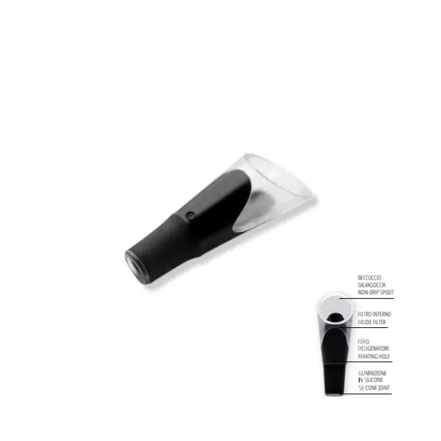 Glassware UK Ghidini wine aerator pourer accessory for enhancing wine flavor and aeration.