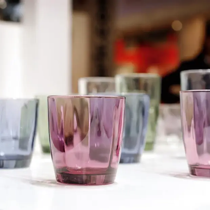 Bormioli Rocco Pulsar Double Old Fashioned Glasses Blue - 390ml - Set of 6