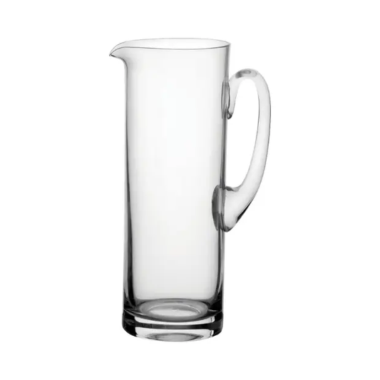 Contemporary Crystal Pitcher 2L with elegant design, made by Glassware UK, showcasing a clear, stylish jug for serving beverages.