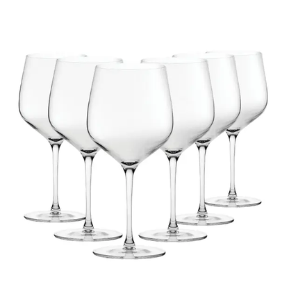 Refine Burgundy Wine Glasses - 625ml - Set of 6
