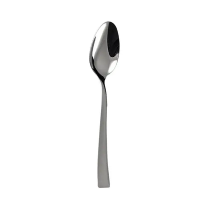 Svanera Selena tea spoon from Glassware UK, showing a sleek, polished cutlery piece with a rounded handle and shiny finish.
