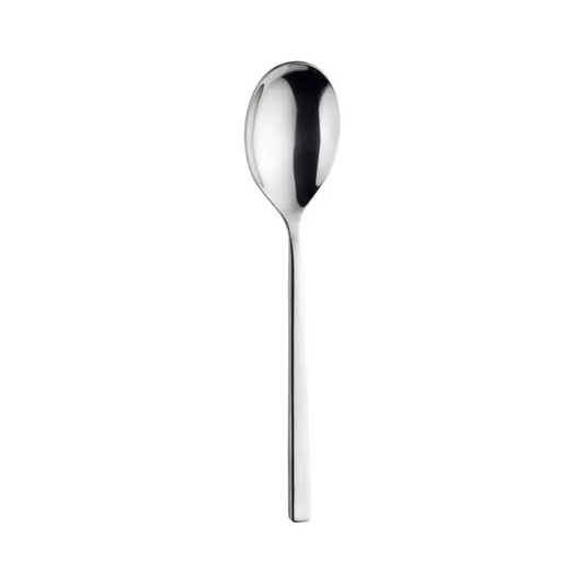 Glassware UK Pintinox Tie tea spoon, a sleek stainless steel cutlery piece with a polished finish and elegant design.