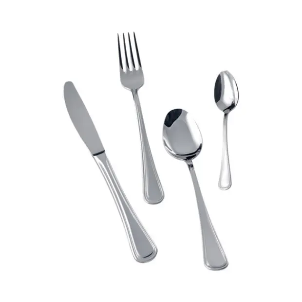 Stefania table knife from Svanera, a sleek cutlery piece with a polished stainless steel finish for elegant dining.