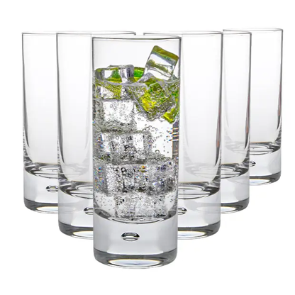 Bubble Based High Ball Glass - 365ml - Set of 6
