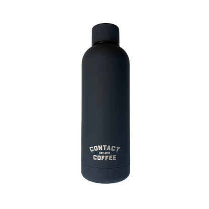 Soft Touch Water Bottle from Contact Coffee Company Ltd., gear style with a sleek, matte finish and ergonomic design.