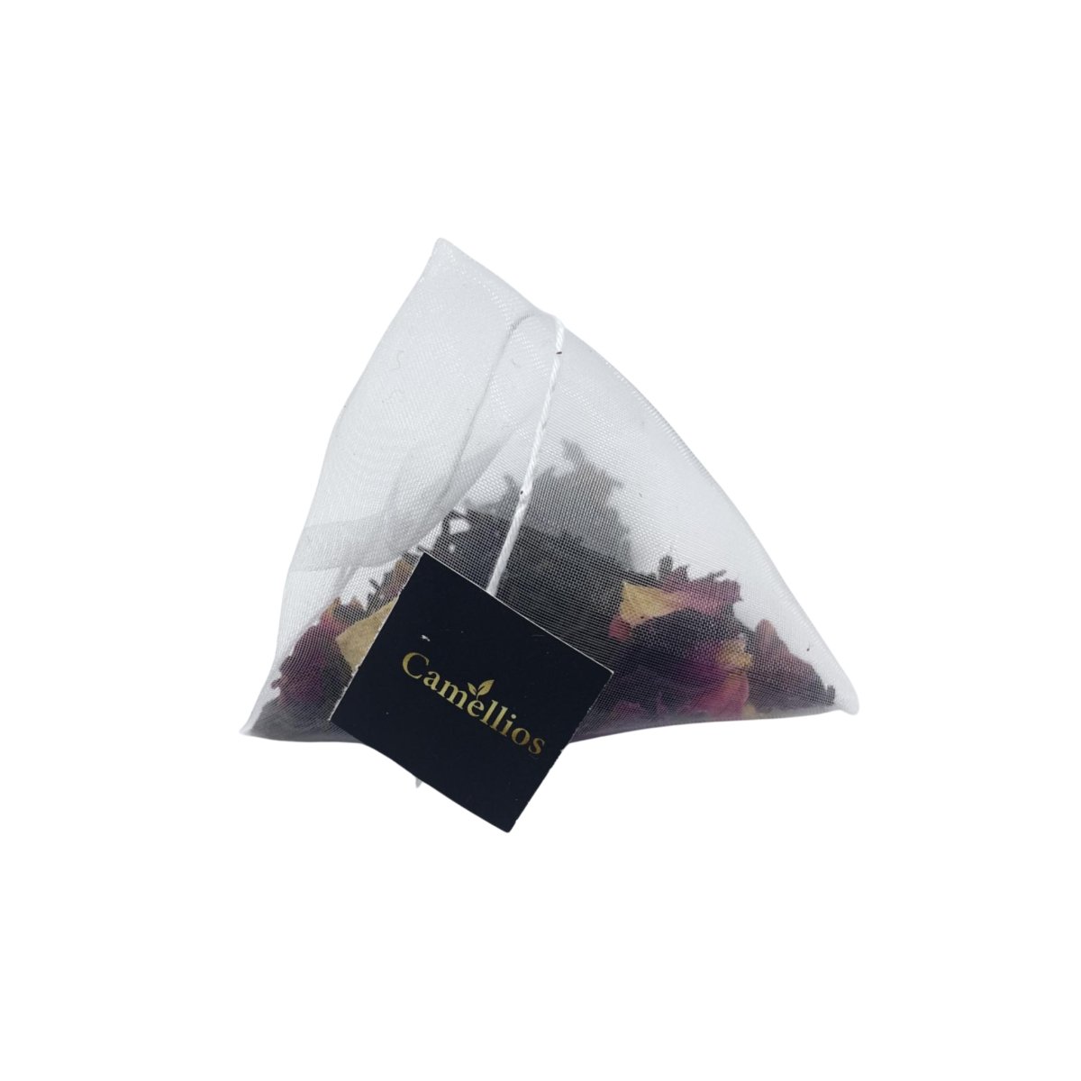 Camellios Earl Grey tea and infusions, featuring tea leaves and citrus aroma, in a sleek packaging.